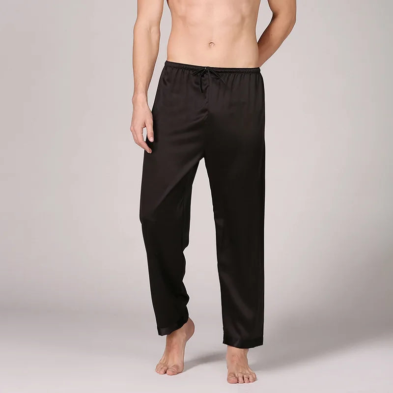 Pantalon Pyjama Homme Satin — vue 7