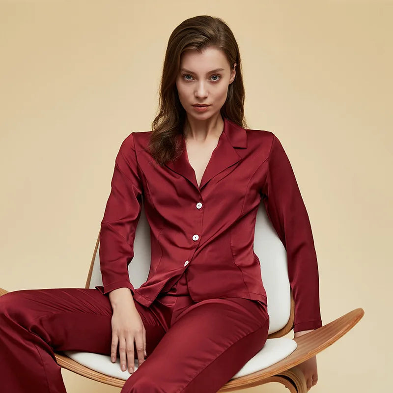 Ensemble Pyjama Long En Satin