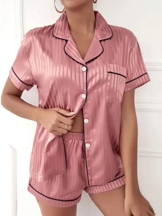 Pyjama Shorty Satin — vue 11