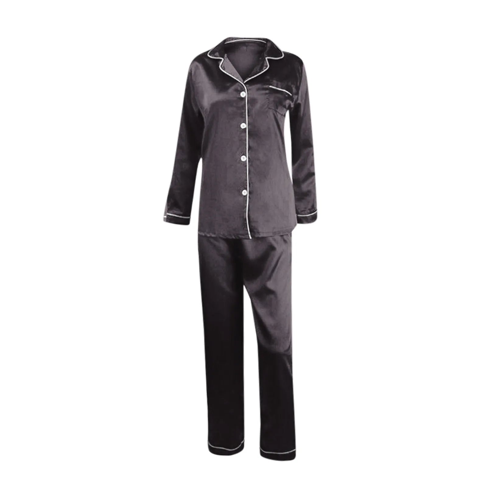 Pyjama En Satin Pour Femme Pas Cher — vue 2