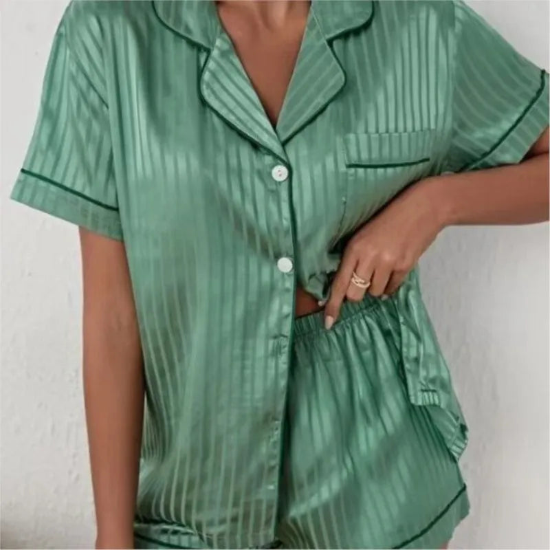 Pyjama Shorty Satin — vue 6